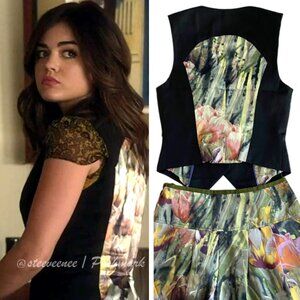 NWT Ted Baker ZAAMAW Timeless Vest & TULLIO Skirt SET ASO Aria Montgomery